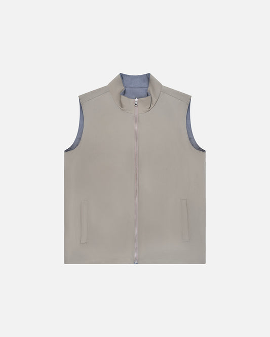 Taupe / Grey Bodywarmer Reversible