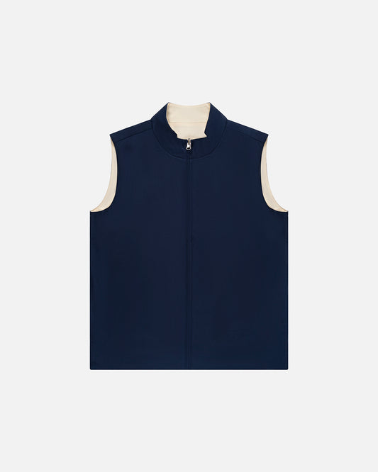 Navy Blue / Off-White Bodywarmer Reversible