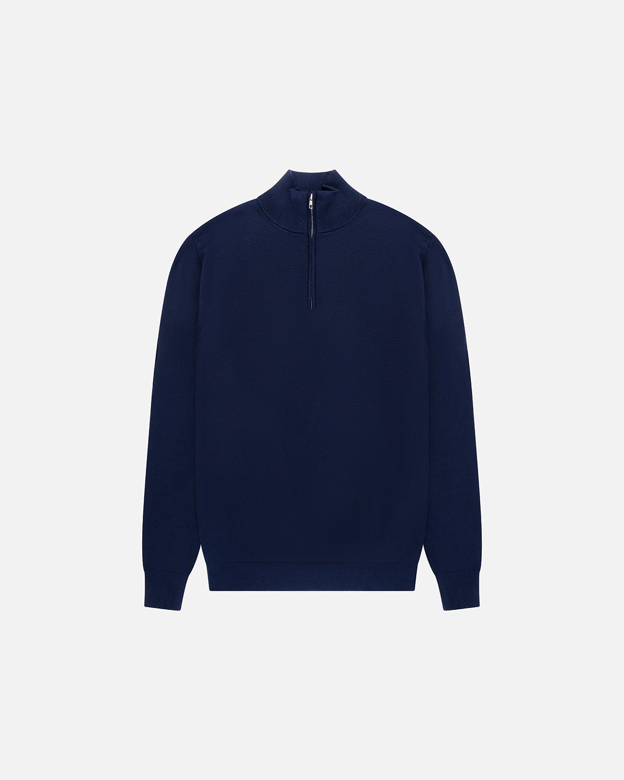 Zip Pull-Over Navy Blue