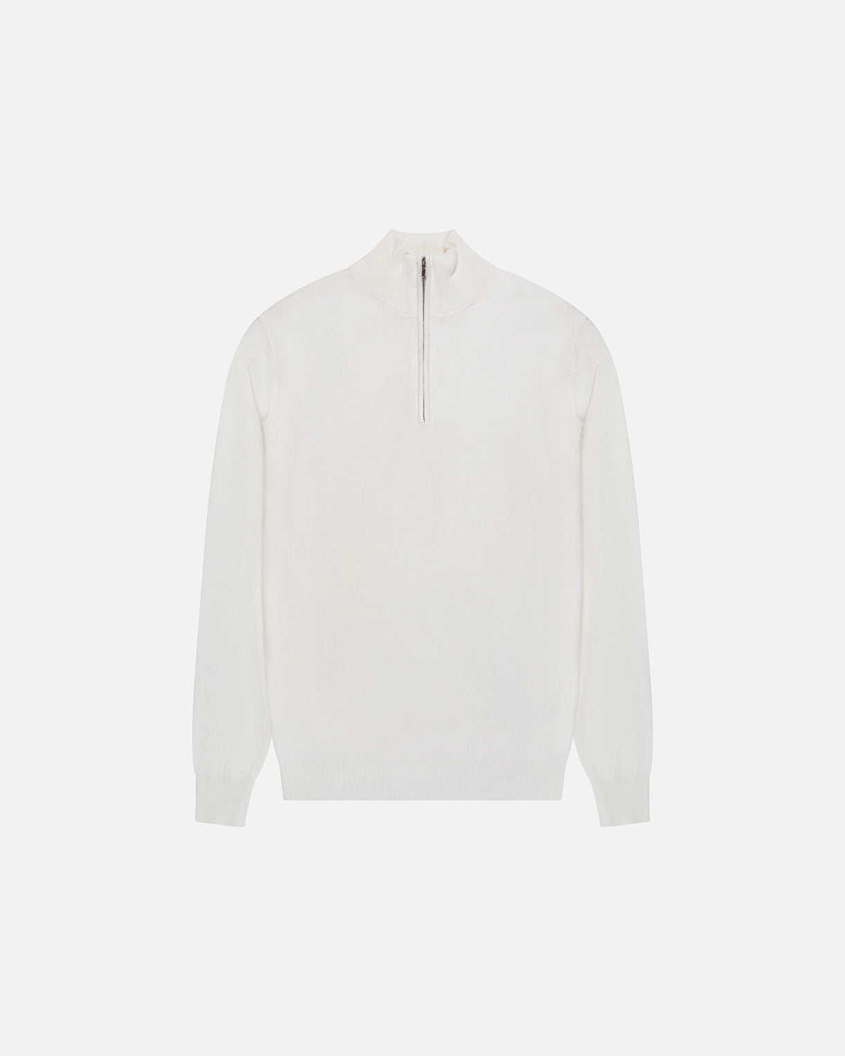 Zip Pull-Over Off-White